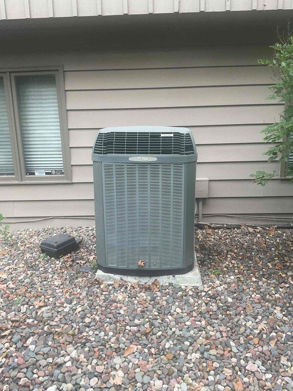 Completed comprehensive preventative maintenance tune-up on both air conditioning and furnace systems. During inspection, discovered critical heat exchanger failure with visible cracks and evidence of rodent intrusion in the outdoor AC unit causing component damage. Due to the age of the equipment and severity of the damage, recommended full system replacement for safety and efficiency.