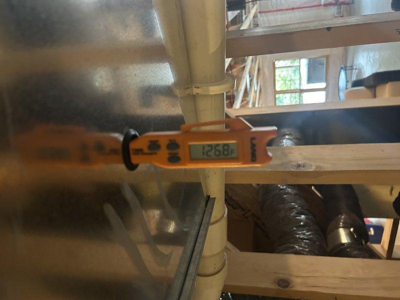 Completed comprehensive furnace maintenance on a 2-year-old Lennox system with dual-zone operation. Performed full system testing and verified proper operation of both heating zones. Cleared condensate drain line, replaced humidifier panel, and inspected air exchanger for proper function. Cleaned flame sensor, tested igniter operation, and inspected blower compartment for debris and proper airflow. Replaced air filter and confirmed all components operating within manufacturer specifications with no issues identified.