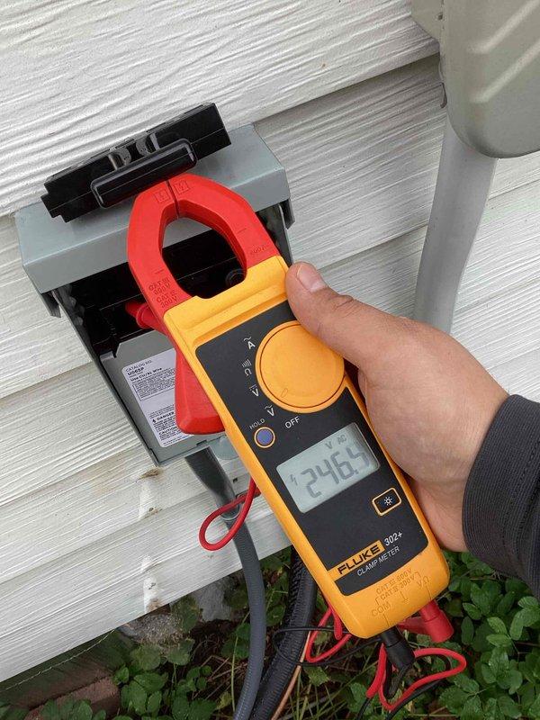 Completed install callback for AC and furnace system startup following gas tank installation. Fired up both AC and furnace units, performed leak check on gas connections, and tested high and low pressure readings—all systems operating within normal parameters. Installed new Federal Pacific circuit breaker in main electrical panel to provide dedicated power supply for air conditioning unit. Verified proper electrical connections and confirmed all equipment functioning correctly.