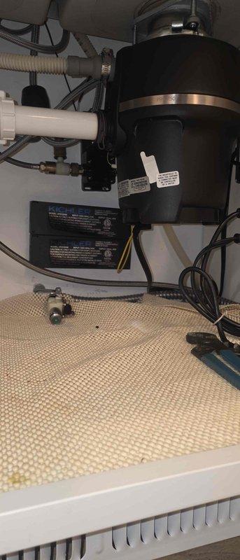 Replaced faulty solenoid on garbage disposal unit using customer-supplied parts. Customer was informed that contractor does not warranty customer-supplied materials. Unit tested and operational upon completion.