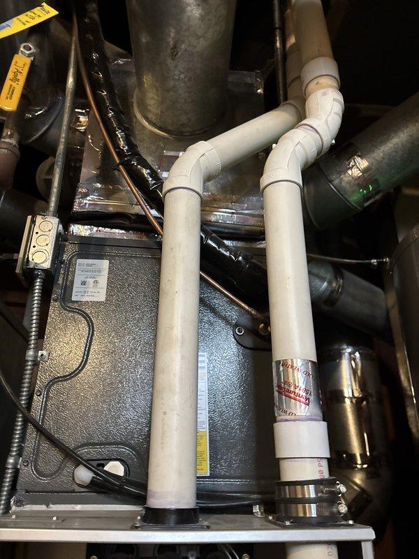 Performed comprehensive maintenance on an 11-year-old furnace system. Conducted thorough inspection of thermostat, air filter, drain system, blower motor, inducer motor, capacitor, and all electrical wiring connections—all components found to be functioning properly. Verified temperature split across system and confirmed proper operation of heat exchanger, igniter, flame sensor, and gas pressure levels.

Identified that the system had tripped on the high limit switch. Determined that a dirty air filter was the likely contributing factor causing restricted airflow and triggering the safety limit. Recommended implementing a quarterly filter replacement schedule to prevent future occurrences. Attempted to access the pressure adjustment test port to fine-tune gas pressure settings as an additional preventive measure, but the port could not be removed at this time.

Following the inspection and addressing the identified issue, the system was returned to normal operating condition. Advised m