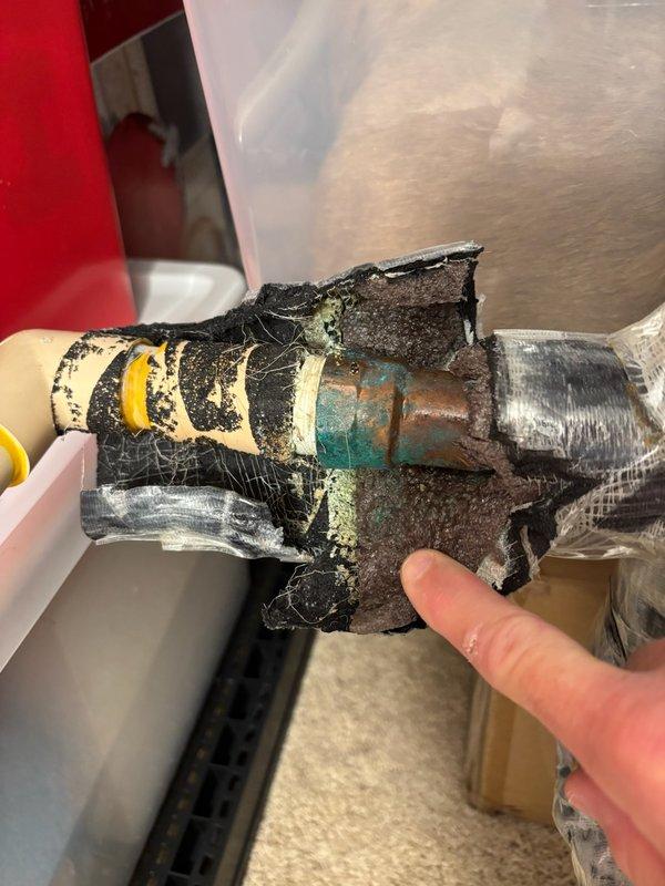 Installed Kohler bidet toilet with shut-off valve in upstairs bathroom and relocated water supply line for downstairs toilet to accommodate future bidet installation. Repiped irrigation system, converting exposed CPVC piping and shut-off valve to copper ball valve and drain valve for improved durability and code compliance. Conducted pressure testing on all modified water lines with no leaks detected. Performed operational testing of bidet functions including spray patterns, pressure settings, and temperature controls to verify proper installation. Inspected all connections, cleared work area, and left all plumbing fixtures in full service.