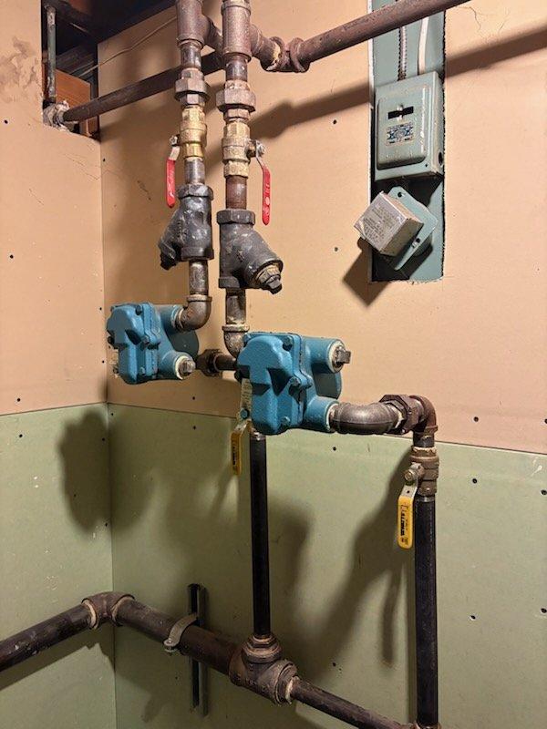 Performed comprehensive seasonal maintenance and tune-up on 15-year-old central boiler system with radiator distribution. Inspected circulator pumps, piping connections, shut-off valves, and all mechanical components for proper operation and winter readiness. System evaluated and prepared for heating season demand.