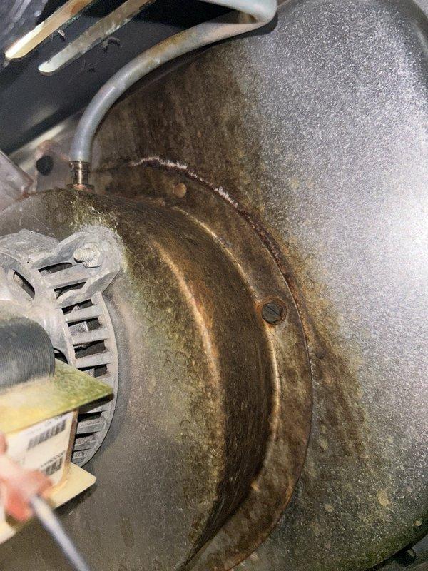 Performed comprehensive heating maintenance inspection and tune-up on a 2007 Goodman furnace in preparation for municipal inspection required for property sale. Verified complete operational sequence including thermostat call, inducer motor operation, ignition sequence, burner ignition, flame sensor proving, blower motor operation, limit circuit functionality, and proper shutdown sequence. Cleaned and inspected all burners, flame sensor, blower compartment, electrical connections, air filter, venting system, burner components, and accessible safety controls. Unit demonstrated proper operation with no significant deficiencies observed; overall system condition assessed as good with normal wear for age.