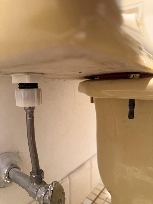 Responded to return visit to complete toilet repair. Installed new toilet tank-to-bowl gasket to resolve leaking issue. Tested toilet multiple times following installation to verify proper seal and confirm no leaks present.