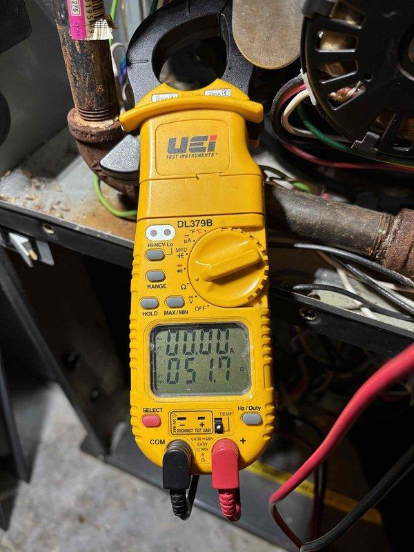 Completed scheduled heating maintenance on a 7-year-old Daikin furnace as part of Family Rewards membership agreement. Performed comprehensive inspection of thermostat, filter, drain, blower motor, inducer motor, capacitor, and electrical wiring—all components functioning within normal parameters. Homeowner supplied filter for replacement during service. Verified temperature split readings and conducted thorough examination of heat exchanger, igniter, flame sensor, and gas pressure settings. All measurements and visual inspections confirmed proper operation with no deficiencies noted. System operating normally at completion of maintenance visit.