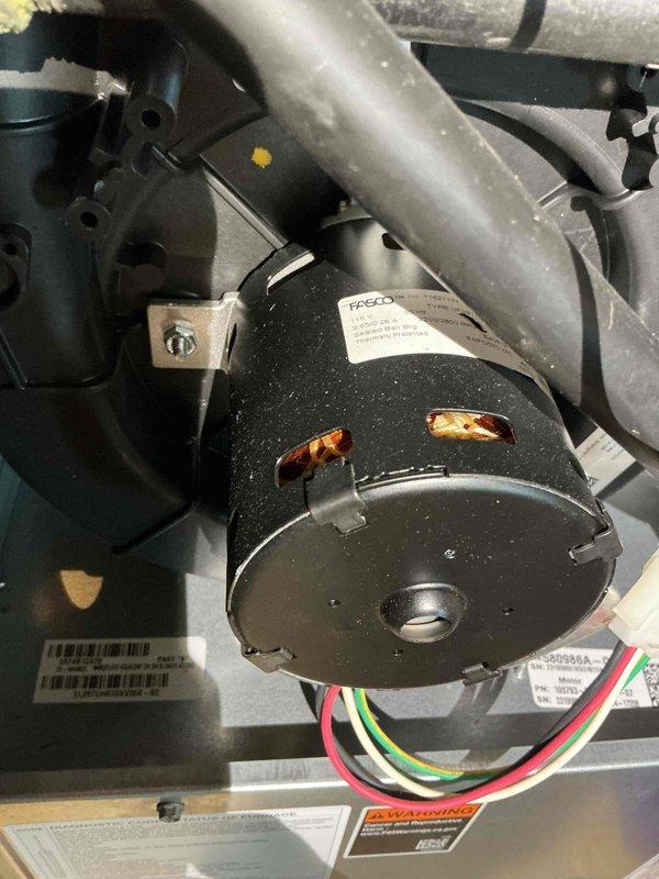 Completed annual furnace tune-up on a 2-year-old Lennox unit. Cleaned flame rod and inspected heat exchanger, which showed no rust or corrosion. Verified hot surface igniter ohms within manufacturer specifications and confirmed inducer motor amperage within acceptable range. System tested and confirmed functional with proper heating operation.