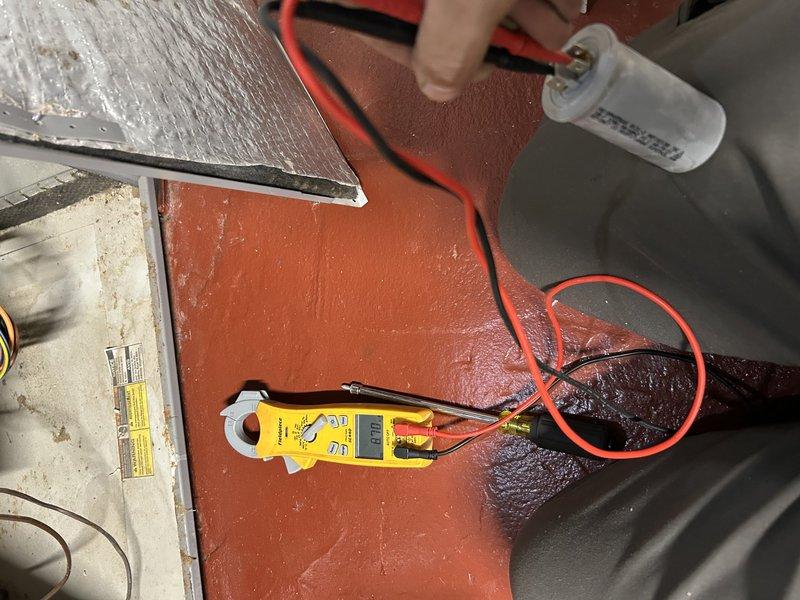 Completed annual fall tune-up on gas furnace system. Performed operational testing and comprehensive system inspection. Discovered plugged condensate trap that could not be cleared and requires replacement. Measured blower capacitor at 8.7 microfarads, below acceptable range and showing signs of weakness. Conducted visual inspection of heat exchanger using scope camera—no cracks or holes detected. Identified evaporator coil with moderate dirt accumulation requiring professional cleaning. Cleaned and inspected remaining system components, all functioning within normal parameters. Provided customer with pricing options for evaporator coil cleaning service, which will require either coil removal or heat exchanger removal for proper access. System operational but requires condensate trap replacement and capacitor replacement to ensure reliable heating season performance.