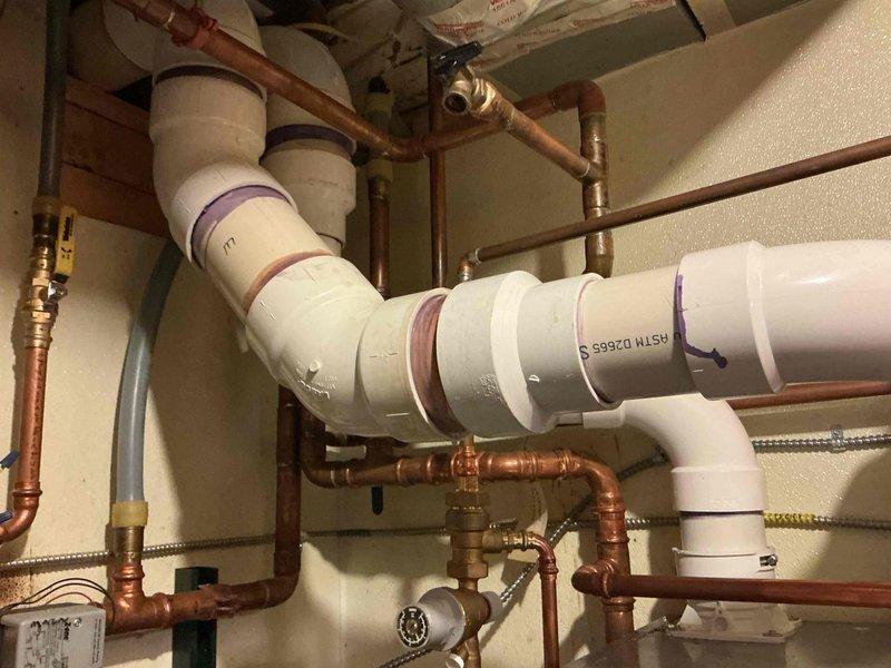 Completed annual preventative maintenance on 2-year-old furnace and 3-year-old NTI boiler system located in basement. Performed comprehensive inspection of boiler including piping, water pressure, pressure relief valve, autofill system, expansion tank, circulator pumps, and zone valves—all components operating within normal parameters. Conducted combustion analysis with satisfactory results. Identified condensate leak at PVC venting joint requiring correction. Inspected AprilAire steam humidifier per customer request and discovered melted electrode leads and damaged canister requiring replacement. Completed parts form and estimate to be sent for humidifier repairs. All other systems functioning properly with no additional issues reported.