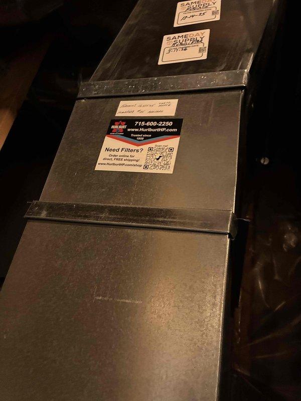 Completed comprehensive furnace preventive maintenance and winter inspection on Lennox gas furnace system with Aprilaire humidifier. Performed standard tune-up procedures including combustion analysis, heat exchanger inspection, burner cleaning, blower assembly service, and filter replacement. Verified proper operation of all safety controls, ignition system, and venting. Inspected and serviced integrated Aprilaire humidifier, checked water supply line, and confirmed proper drainage through PVC condensate system. All components tested and found operating within manufacturer specifications with no deficiencies noted. System ready for heating season.