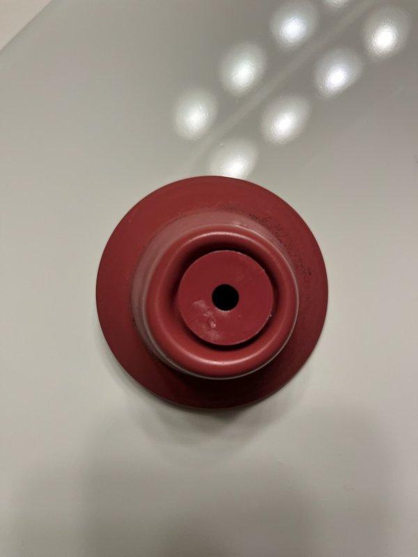 Responded to a continuously running Gerber toilet where the homeowner had attempted an adjustment that resulted in a component detaching. Upon inspection, identified a deteriorated flapper that had disintegrated within the tank. Completed full replacement of the failed flapper assembly and verified proper flush valve operation to restore normal function.