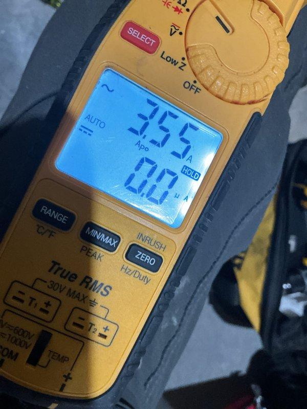 Completed comprehensive maintenance service on a 6-year-old gas furnace system. Performed thorough inspection and cleaning of furnace components, noting significant dust accumulation throughout the unit. Verified electrical connections at main panel and tested system amperage draw using digital multimeter to ensure proper operation. System currently functioning within normal parameters following maintenance procedures.