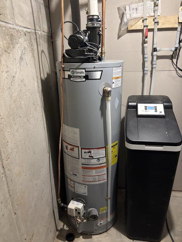 Responded to no hot water condition on AO Smith ProLine XE tanked water heater displaying flammable vapor sensor lockout error code on gas valve. Replaced defective flammable vapor sensor, reset gas control valve, and performed thorough testing to verify no traces of flammable vapors present in the area. Water heater restored to full operation and left in service.