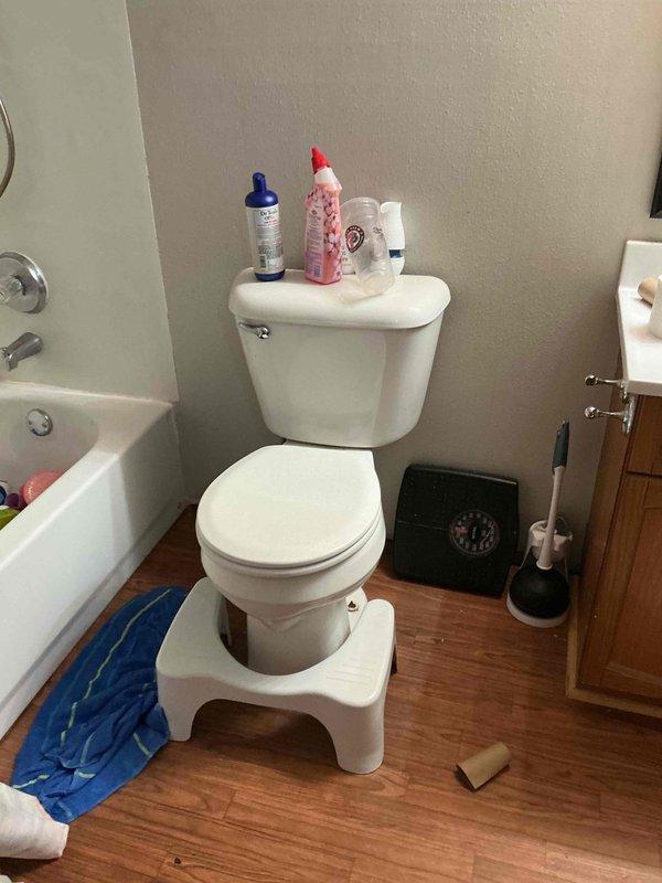 Performed plumbing inspection of finished basement bathroom to facilitate permit sign-off for property sale. Examined all plumbing fixtures including toilet, vanity faucet, and bathtub installations to verify compliance with local plumbing codes. Documented proper installation of water supply lines, drain connections, and fixture mounting to provide official certification for unpermitted work completed during basement finishing project.