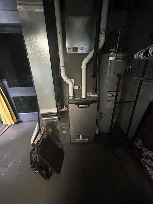 Completed scheduled heating maintenance on 3-year-old Lennox furnace system as part of recurring Family Rewards agreement. Performed comprehensive tune-up inspection of furnace unit and associated components including ductwork, PVC venting, and all mechanical connections. No issues or deficiencies identified during inspection; all equipment operating within normal parameters.