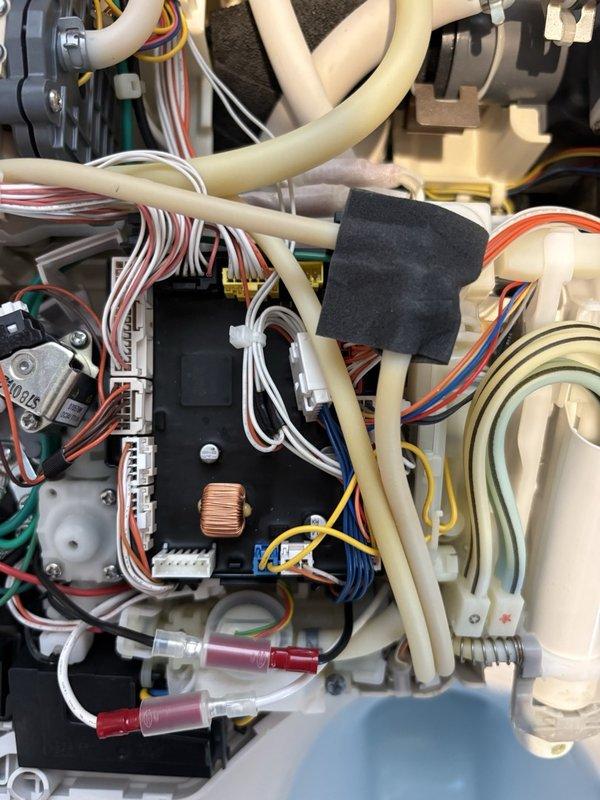 Performed comprehensive repair on master bathroom Toto Neorest 750H intelligent toilet that was experiencing operational malfunctions and electrical circuit breaker tripping issues. Disassembled unit and replaced multiple failed internal components including the solenoid valve, heat exchanger, wand assembly, multifunction control unit, deodorizer cartridge, and DC control board. Reassembled the fixture ensuring all electrical connections, plumbing lines, and mechanical assemblies were properly secured and routed. Conducted systematic functional testing of all Neorest operations including bidet functions, heated seat, automatic flush, deodorizer, and control board responses for ten minutes to verify complete restoration of performance with no breaker trips or operational errors. Confirmed all components functioning within manufacturer specifications, cleared work area, and returned unit to service with one-year parts and labor warranty coverage.