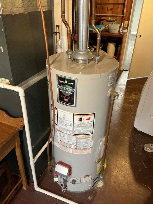 Installed a 20" standard whole house sediment/rust filter with 1" inline connection to address water quality concerns. The filtration system was installed per estimate to capture sediment, dirt, rust, and iron, providing cleaner water throughout the residence while protecting plumbing fixtures from staining and mineral damage. System is fully operational with replacement filters available through standard suppliers.
