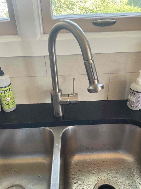Responded to service call for leaky kitchen faucet and continuously running toilet in basement bathroom. Diagnosed faulty cartridge in kitchen faucet causing drip at spout. Identified worn flapper and fill valve components in basement toilet resulting in constant water flow. Ordered replacement cartridge for kitchen faucet and necessary repair parts for toilet tank mechanism to complete repairs upon arrival of components.