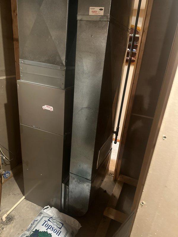 Responded to a no-heat call on a Carrier gas furnace with a diagnostic fault code indicating an inducer motor issue. Removed and bench-tested the inducer motor, which resumed operation, indicating an intermittent fault. Repair options are being evaluated to restore reliable heating operation.