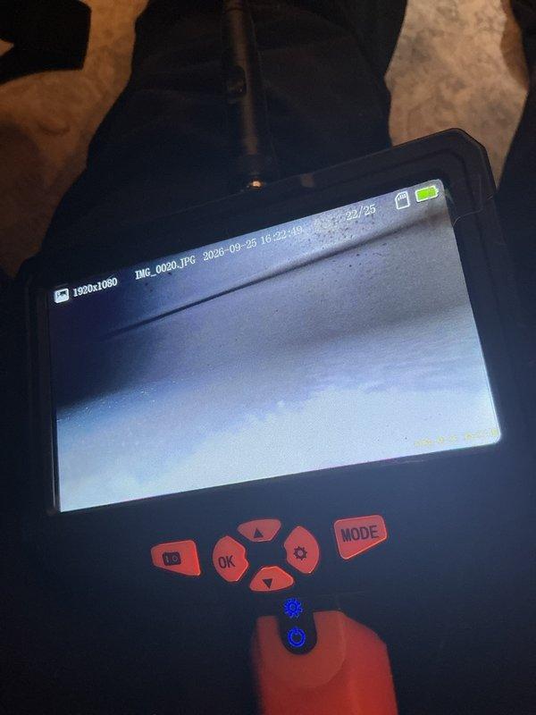 Performed scheduled maintenance on a 36-year-old gas furnace under a recurring service agreement, including a visual inspection with a borescope camera to evaluate internal components. The system is operating and burning safely at this time; however, given its age, the unit is showing signs of wear and is nearing the end of its service life, and a furnace replacement estimate was provided.