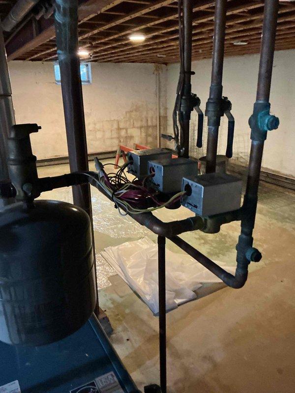 Responded to a no-heat call on a 17-year-old Burnham boiler and found the control board was not sending voltage to the spark igniter during the trial for ignition. Replaced the control board and verified operation of all remaining components. The boiler is now operating as designed and the system is heating.