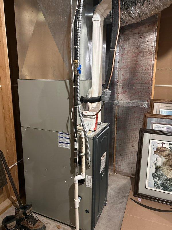 Diagnosed a no-heat condition on a 4-year-old gas furnace and traced it to the gas valve, which was receiving proper voltage during the ignition sequence but failing to open. All other routine components tested within specification, and the heat exchanger was inspected with no compromises found. A single-stage replacement valve was not on hand, so the valve was tapped to free it, after which it opened and operated correctly through multiple call and power cycles. Findings were reviewed with the customer, and warranty status verification and replacement gas valve options were recommended; the system is operating at this time.