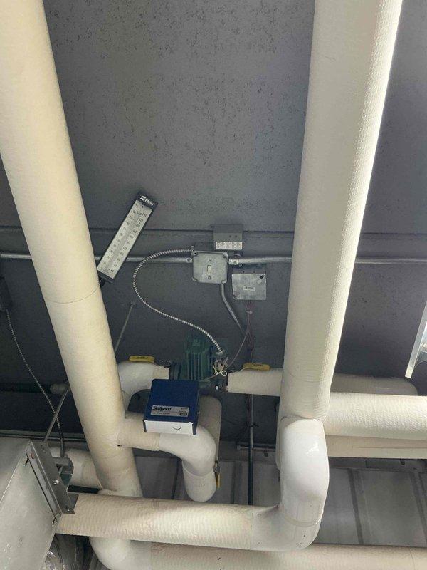 Responded to a complaint of low heat output on two commercial Weil-McLain boilers. Found one unit locked in a maintenance reminder state, reset it, and verified proper operation. Tested all heating zones and restored function, except the office zone, which would not call for heat; a failed zone relay is suspected, and pricing for the repair will be forwarded.