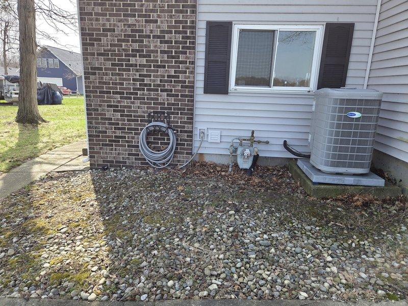 Completed preventive maintenance inspection on residential air conditioning system. Performed comprehensive evaluation of outdoor condensing unit, verified proper refrigerant line connections, and documented equipment condition through photographic records. System operational and maintenance contract extended through expiration date.