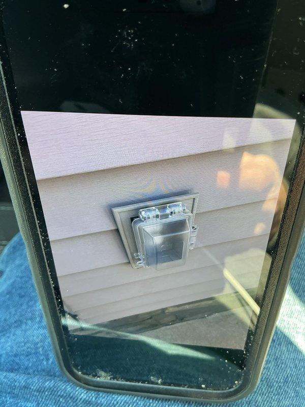 Conducted inspection of exterior electrical outlet covers and pool equipment as requested. Verified weatherproof outlet cover mounted on building exterior is properly sealed and functioning correctly to protect against moisture intrusion. Examined pool equipment compartment, documenting plumbing connections, pump components, and associated mechanical systems. All electrical protection devices and pool equipment components found to be in satisfactory operating condition with no immediate service requirements identified.
