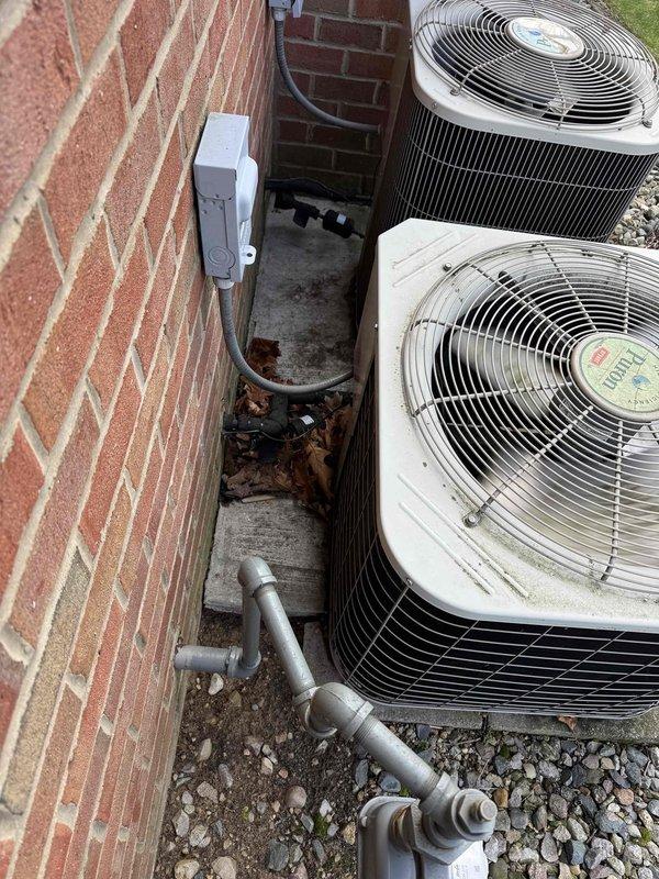 Responded to no heat call on Bryant Plus 90 gas furnace located in crawlspace. Upon arrival, found thermostat blank with no power. Traced issue to tripped circuit breaker or blown fuse at electrical panel. Reset breaker, restored power to thermostat and furnace. Verified thermostat display operational and system responding to temperature calls. Cycled furnace through complete heating cycle, confirmed ignition sequence, burner operation, and proper airflow. All safety controls functioning within normal parameters. System restored to full operation.