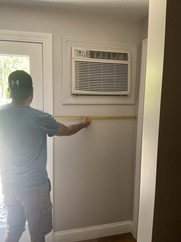 Performed on-site evaluation for mini split installation to replace existing window air conditioning unit. Assessed living space layout, measured wall dimensions for optimal indoor unit placement, and evaluated electrical requirements. Analyzed cooling load requirements for the residential space, taking into account room size, ceiling height, insulation factors, and current cooling setup. Provided professional recommendations on mini split system capacity and number of units needed to effectively cool the home based on square footage and layout observations.