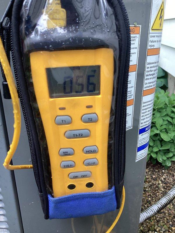 Performed evaporator coil replacement on Bay 1 unit. Conducted temperature diagnostics using digital thermometer, recording inlet and outlet temperatures to verify proper refrigerant flow and system performance. Completed installation and tested system operation to ensure optimal cooling efficiency.