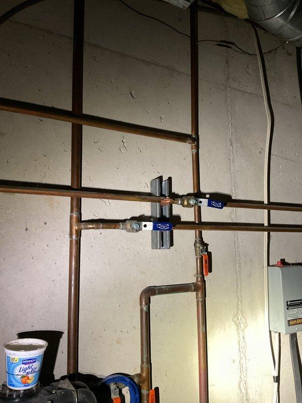 Responded to service call for multiple plumbing issues in residential property. Addressed malfunctioning basement shut-off valve that required tapping to operate properly for both closing and reopening water supply. Replaced faulty ball valve with new unit, ensuring smooth operation without mechanical intervention. Repaired utility room faucet with difficult shutoff operation by replacing worn cartridge and internal components, restoring proper function and ease of use. Tested all repaired fixtures under normal operating pressure to verify complete resolution of reported issues.