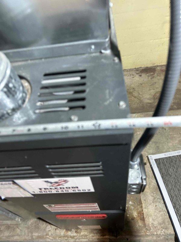 Completed estimate for adding central air conditioning system to existing gas furnace installation in basement. Evaluated current furnace unit and existing thermostat wiring configuration to determine compatibility for AC integration. Provided Carrier brand equipment options and specifications for split system installation that would work with the current heating setup.