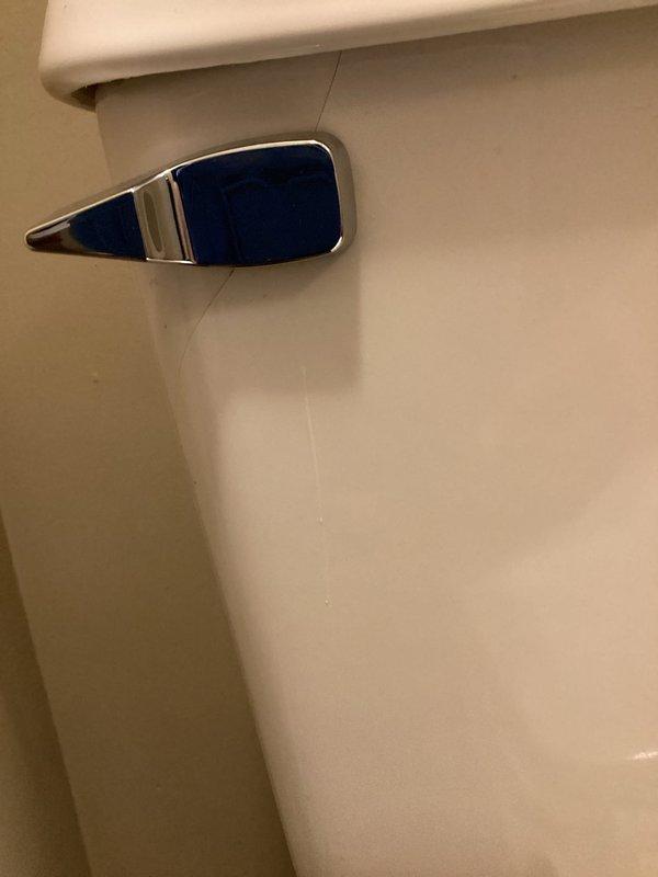Responded to service call for toilet evaluation and potential replacement. Upon arrival, inspected residential bathroom toilet fixture, including tank assembly, flush mechanism, and bowl condition. Assessed toilet's operational status and determined appropriate course of action based on findings. Documented existing conditions with photographs showing standard white porcelain tank-style toilet with chrome flush lever and overall bathroom configuration.