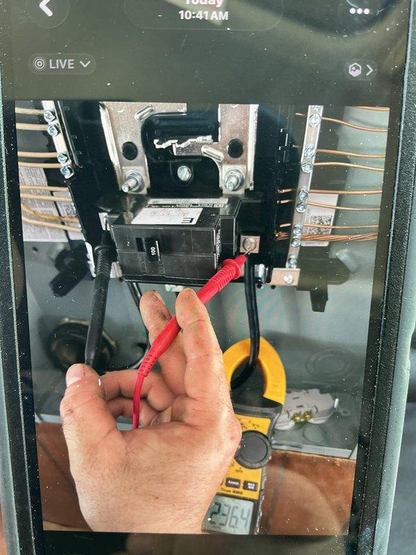 Replaced existing 100-amp electrical panel with new Square D 100-amp panel. Performed voltage testing to verify proper electrical connections and safely de-energized the system prior to panel replacement. Installed new circuit breakers, reorganized and terminated all branch circuit wiring to code specifications, and verified proper operation of all circuits upon completion.