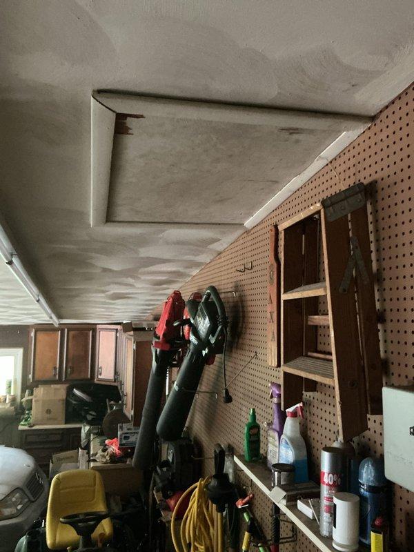 Conducted on-site evaluation for complete air conditioning system replacement at residential property with existing Space Pak high-velocity system. Property currently without operational cooling. Assessed existing configuration including outdoor condensing unit, attic-mounted air handler, and distribution system utilizing small-diameter flexible tubing with wall outlets in multiple rooms. Confirmed no conventional ductwork present. Documented equipment locations and system layout through photography. Provided replacement estimate for new cooling system compatible with existing high-velocity distribution infrastructure.