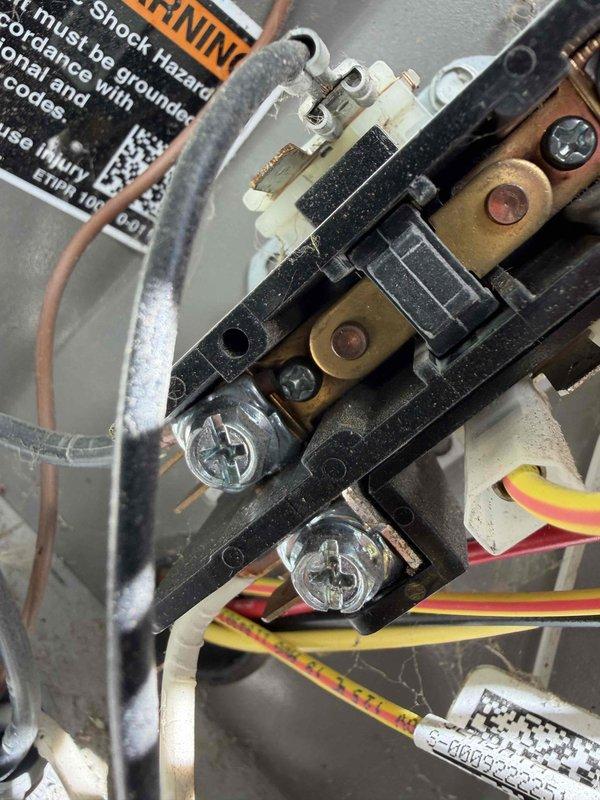 Completed scheduled cooling system maintenance on residential Lennox HVAC unit. Performed comprehensive inspection of furnace and air handler components, including examination of electrical connections, contactors, and terminal blocks. Verified proper wire terminations and grounding connections, checked all safety labels and warnings for visibility. Inspected ductwork installation and metallic insulation for integrity. System operational and ready for cooling season.