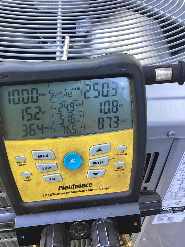 Completed full installation of Carrier Performance Series two-stage heat pump system, including 27TPA836A003 outdoor unit and CVAVA3621XMA uncased evaporator coil. Reconnected to existing line set after flushing and pressure testing, installed new 2" PVC condenser pad with pea gravel base, and reconnected all existing supply and return ductwork. Removed and recycled old equipment, registered warranty, explained system and thermostat operation, and conducted post-installation quality assurance walkthrough with senior technician verification.