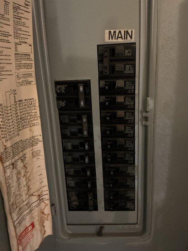 Arrived on-site to provide replacement estimate for non-functioning air conditioning system following initial diagnostic visit. Inspected existing Payne furnace installation and associated electrical panel to assess current HVAC configuration and determine replacement equipment specifications and requirements.