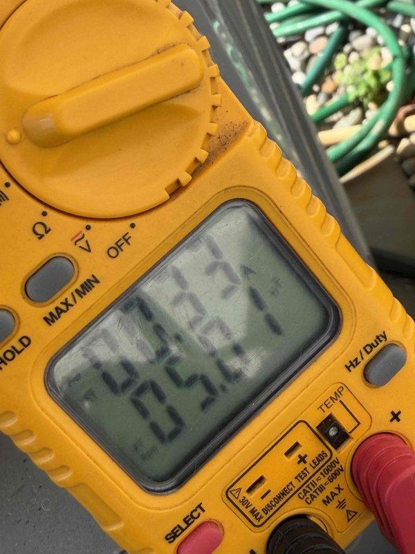 Completed first prepaid cooling season preventative maintenance inspection on Carrier heat pump system. Performed comprehensive system evaluation including visual inspection of outdoor condenser unit, electrical connections at disconnect box, and operational testing. Measured and documented system voltage at 235.0V AC, confirming proper electrical supply to equipment. Verified condenser unit mounting, refrigerant line connections, and overall equipment condition. All components found operating within normal parameters with no deficiencies noted. Customer reminded to schedule heating season maintenance appointment before expiration of prepaid service agreement.