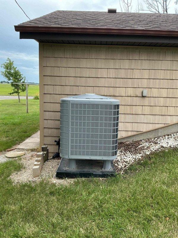 Completed preventive maintenance on residential cooling system. Performed comprehensive inspection of outdoor condenser unit and indoor air handler, verified proper operation of all components, checked refrigerant levels and electrical connections, and confirmed system is functioning within manufacturer specifications for optimal cooling performance.