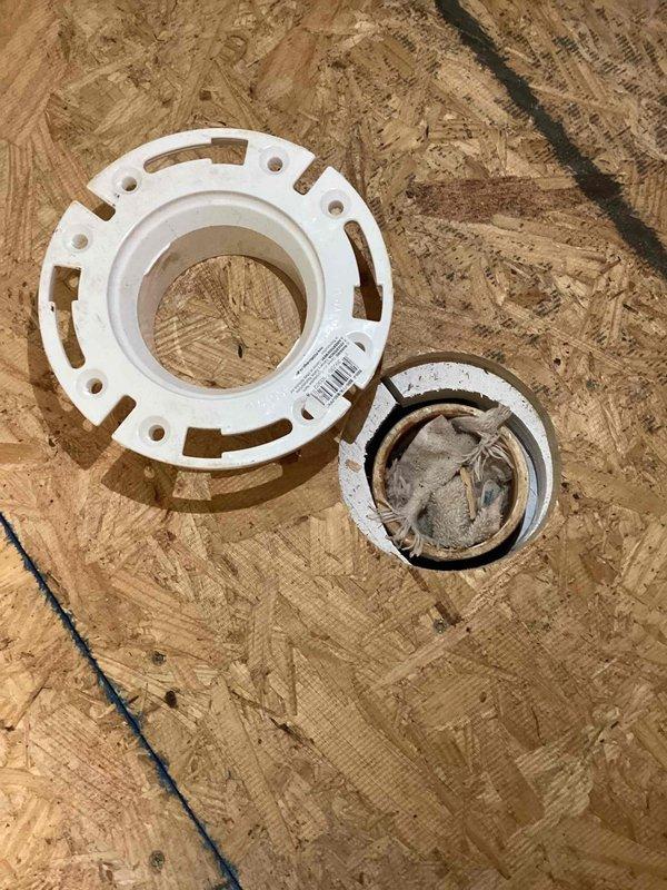 Conducted on-site assessment and provided estimate for 39x39 corner shower installation in residential bathroom undergoing renovation. Evaluated existing rough plumbing including copper water lines and PEX supply piping, confirmed proper placement of 12x12 center drain location in tiled floor. Quoted complete shower unit with frosted or clear door option featuring nickel finish trim hardware per specifications, door code 3230. Documented exposed wall framing, insulation, and drain flange components for installation planning.