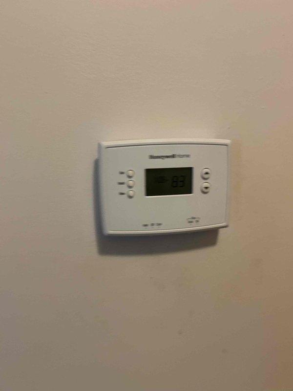 Completed comprehensive HVAC system evaluation for equipment replacement estimate under technical supervision. Assessment included inspection of existing water heater installation, mechanical room configuration, and current Honeywell thermostat system to determine replacement specifications and compatibility requirements for new HVAC equipment installation.