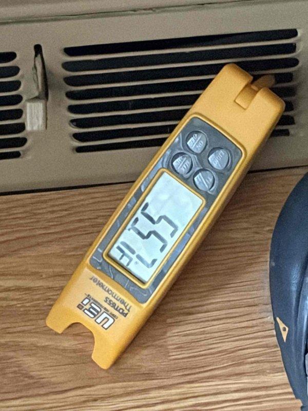 Performed comprehensive AC tune-up on residential split system. Conducted system diagnostics including temperature differential measurements across supply and return registers, verifying proper airflow and cooling performance. Inspected furnace unit, ductwork connections, and associated HVAC infrastructure in mechanical room. All components operating within normal parameters, system cooling effectively with no deficiencies noted.