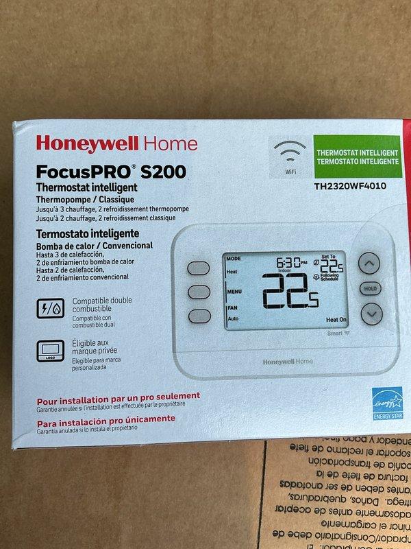 Completed full HVAC system installation including Carrier 26SCA424N003 outdoor condensing unit, CVAVA3014XMA air handler, and 58SB0B045M14-12 gas furnace. Positioned exterior condenser unit on concrete pad adjacent to structure with proper clearances maintained. Installed Honeywell Home FocusPRO S200 WiFi-enabled programmable thermostat (model TH2320WF4010) for system control. All equipment commissioned, tested for proper operation, and system verified to be heating and cooling effectively.