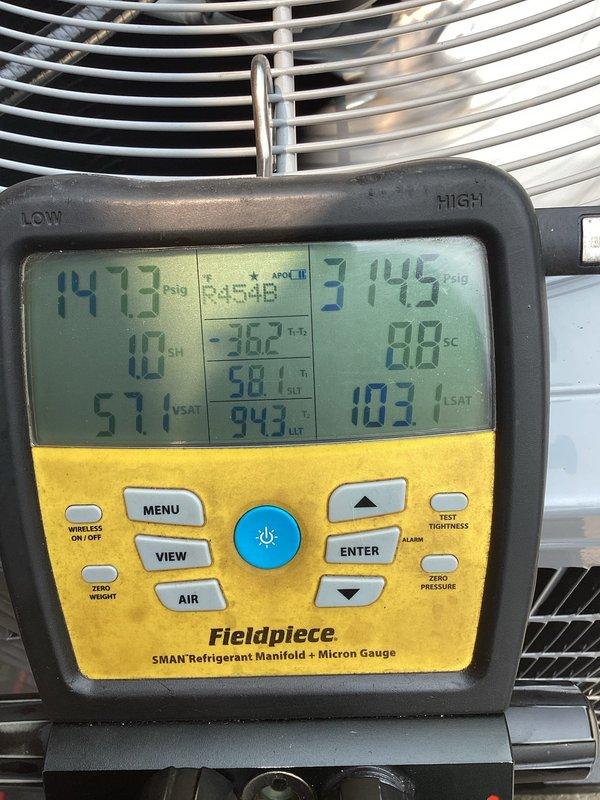 Completed full HVAC system replacement including installation of Carrier 26TPA836W003 two-stage air conditioner, Carrier CVAVA4217XMA evaporator coil, and Carrier 58TP0B070V17-16 two-stage non-condensing gas furnace with Honeywell ELITEPRO S1200 thermostat. Removed and recycled existing equipment, reconnected to existing line set with complete flush and pressure testing, installed new disconnect and whip, and secured all necessary permits. Post-installation diagnostics confirmed proper refrigerant pressures and system operation with senior technician quality assurance walkthrough completed.