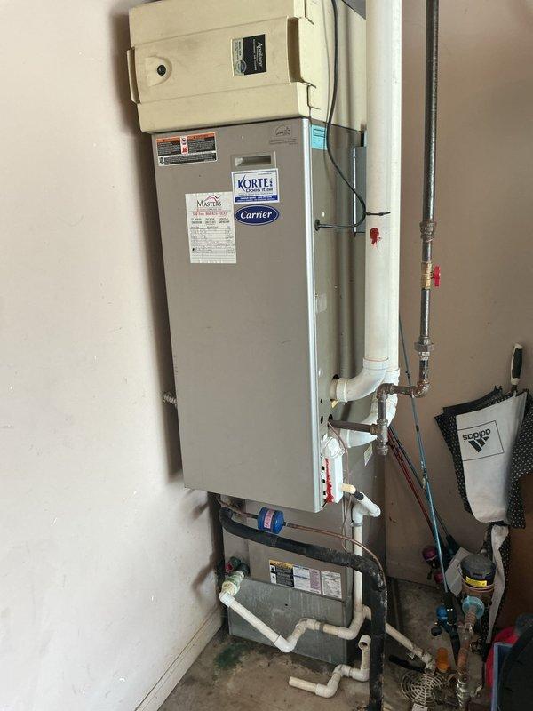 Completed comprehensive cleaning, check, and tune-up service on Carrier air handler system. Performed thorough inspection of indoor unit, verified proper operation of all components, cleaned coils and condensate system, checked electrical connections, and confirmed optimal airflow and system performance. System operating within manufacturer specifications with no issues identified.