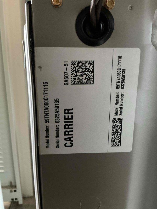 Performed comprehensive maintenance and cleaning on Carrier gas furnace model 58TVA060C171116. Completed thorough inspection of all system components, cleaned burner assembly and heat exchanger, verified proper combustion and gas pressure, and confirmed safe operation of all safety controls. Unit tested and left in proper working order.