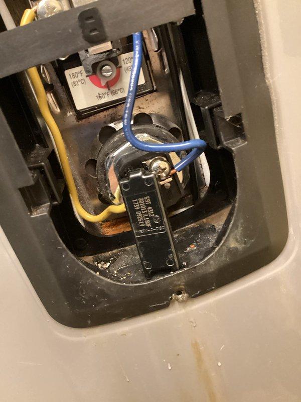 Responded to callback for water heater overheating issue following element replacement. Adjusted temperature limit switch setting from excessive 180°F to manufacturer-recommended safe operating temperature. Verified proper wiring connections at upper thermostat and high-limit control, ensuring all terminals were secure and functioning correctly.